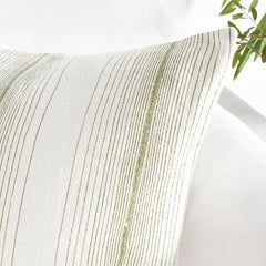 Theta Wheat Green 26"x26" Throw Pillow (Set of 2) - Ornate Home