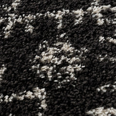 Thetford Black Berber Shag Rug - Clearance - Ornate Home