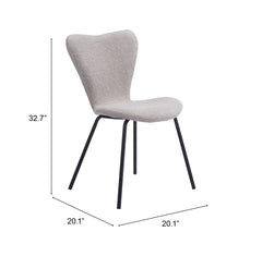 Thibideaux Light Gray Dining Chair (Set of 2) - Ornate Home
