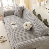 Thick Cozy 3D Cable Sofa Throw Cover, Plush Jacquard Warm Fleece Throw Blanket - Ornate Home