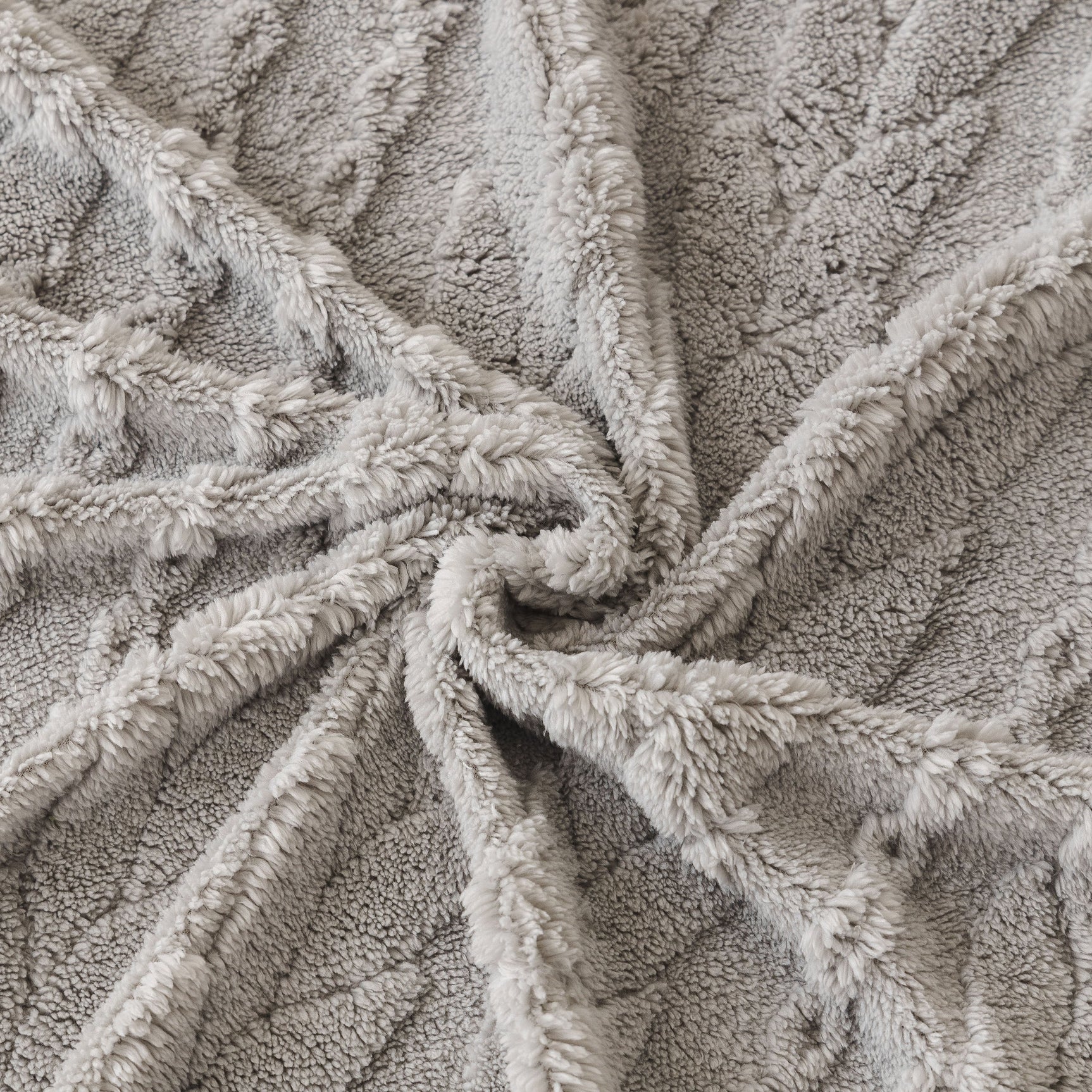 Thick Cozy 3D Cable Sofa Throw Cover, Plush Jacquard Warm Fleece Throw Blanket - Ornate Home