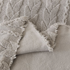 Thick Cozy 3D Cable Sofa Throw Cover, Plush Jacquard Warm Fleece Throw Blanket - Ornate Home