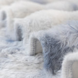 Thick Faux Fur Couch Cover Fluffy Fuzzy Warm Washable Furniture Protector for Kids Pets - Ornate Home