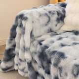 Thick Faux Fur Couch Cover Fluffy Fuzzy Warm Washable Furniture Protector for Kids Pets - Ornate Home