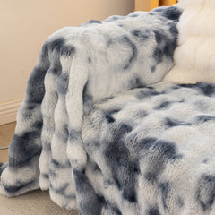 Thick Faux Fur Couch Cover Fluffy Fuzzy Warm Washable Furniture Protector for Kids Pets - Ornate Home