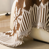 Thick Jacquard Couch Cover for Sectional Sofas, Cozy Washable Sofa Cover Throw Blanket - Ornate Home