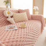 Thick Plush Faux Fur Couch Cover Blanket Warm Fuzzy Blanket Couch Protector for Winter - Ornate Home