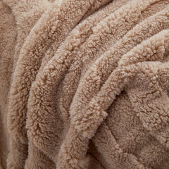 Thick Plush Jacquard Velvet Throw Blanket on Sofa, Sofa Slipcovers and Sectional Sofa Covers - Ornate Home