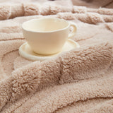Thick Plush Jacquard Velvet Throw Blanket on Sofa, Sofa Slipcovers and Sectional Sofa Covers - Ornate Home