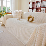 Thick Plush Non-Slip Sofa Throw Cover, Warm Soft Faux Fur Couch Protector for Winter - Ornate Home