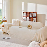 Thick Plush Non-Slip Sofa Throw Cover, Warm Soft Faux Fur Couch Protector for Winter - Ornate Home