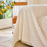 Thick Plush Non-Slip Sofa Throw Cover, Warm Soft Faux Fur Couch Protector for Winter - Ornate Home