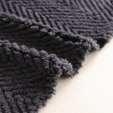 Thick Plush Sofa Cover Throw for Couch, 3D Textured Herringbone Washable Slipcover - Ornate Home