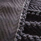 Thick Plush Sofa Cover Throw for Couch, 3D Textured Herringbone Washable Slipcover - Ornate Home