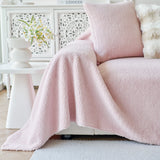 Thick Sherpa Fleece Sofa Protector Cover Stylish Durable Slipcovers for Couches and Chairs - Ornate Home