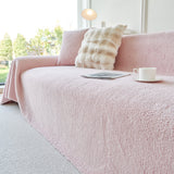 Thick Sherpa Fleece Sofa Protector Cover Stylish Durable Slipcovers for Couches and Chairs - Ornate Home