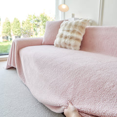 Thick Sherpa Fleece Sofa Protector Cover Stylish Durable Slipcovers for Couches and Chairs - Ornate Home