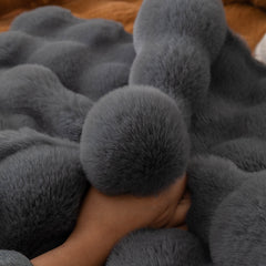 Thick Sofa Cushion Solid Color Faux Fur Fluffy Sofa Cushion Non-Slip Couch Covers - Ornate Home