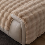 Thick Sofa Cushion Solid Color Faux Fur Fluffy Sofa Cushion Non-Slip Couch Covers - Ornate Home