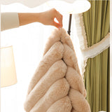 Thicken Faux Fur Rabbit Plush Sofa Cover Non-slip Slipcover Seat European Couch Cover Sofa Towel for Living Room Decor - Ornate Home