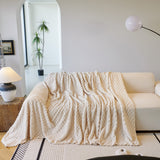 Thickened 3D Plush Premium Living Spaces Couch Covers Soft and Warm Couch Protector Blanket - Ornate Home