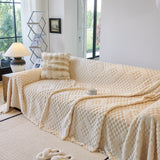 Thickened 3D Plush Premium Living Spaces Couch Covers Soft and Warm Couch Protector Blanket - Ornate Home