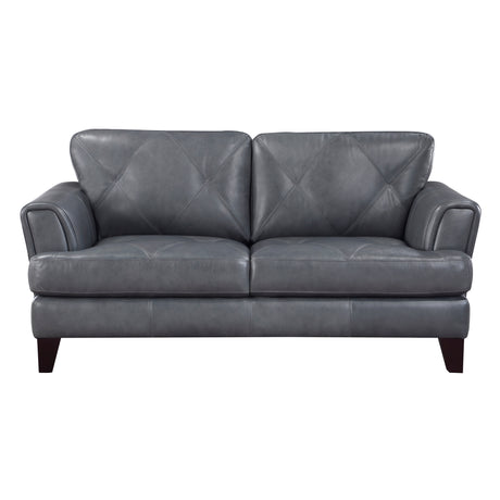 Thierry Burnish Gray Sofa & Loveseat - Ornate Home