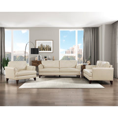 Thierry Cream Loveseat - Ornate Home