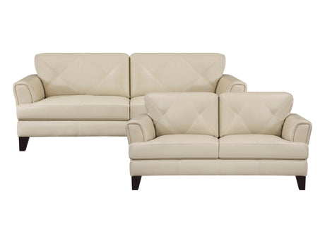 Thierry Cream Sofa & Loveseat - Ornate Home