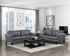 Thierry Gray  Loveseat - Ornate Home