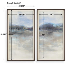 Thinking Of You Multicolor Landscape Prints (Set of 2) - Ornate Home