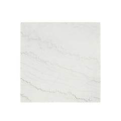 Thisted White/Black Square Marble End Table - Ornate Home