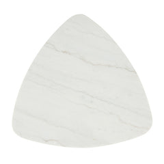 Thisted White/Black Triangle Marble Coffee Table - Ornate Home