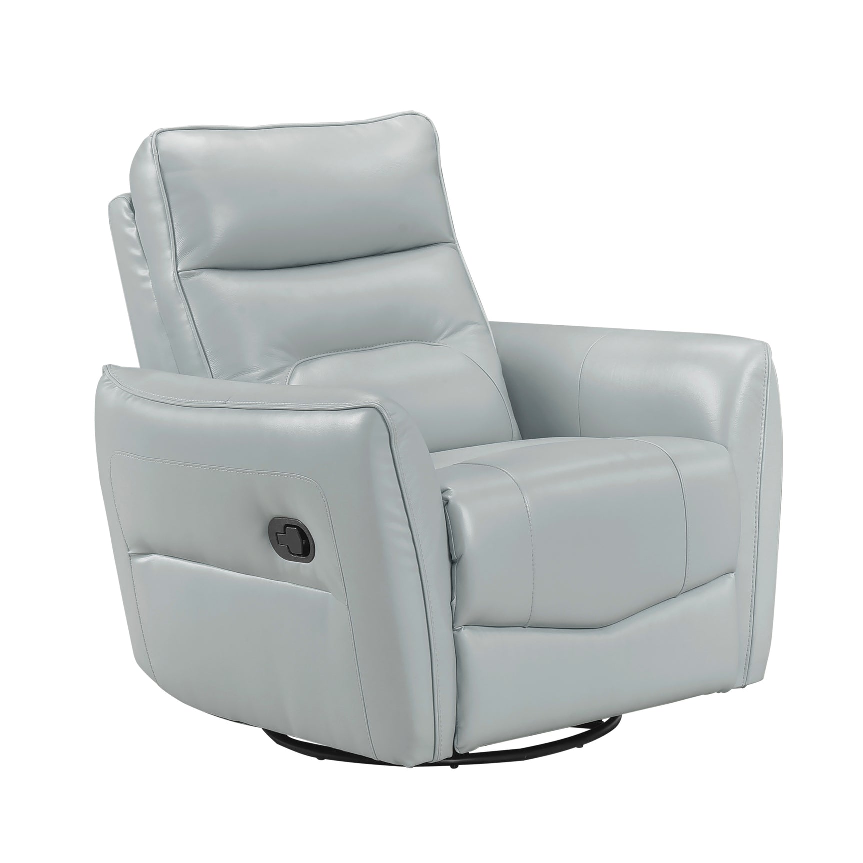 Thomas Aqua Swivel Glider Reclining Chair - Ornate Home