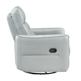 Thomas Aqua Swivel Glider Reclining Chair - Ornate Home