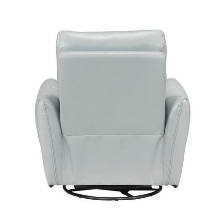 Thomas Aqua Swivel Glider Reclining Chair - Ornate Home