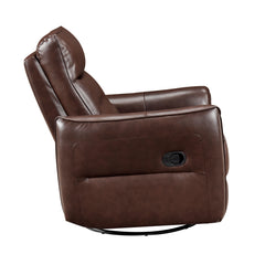 Thomas Brown Swivel Glider Reclining Chair - Ornate Home