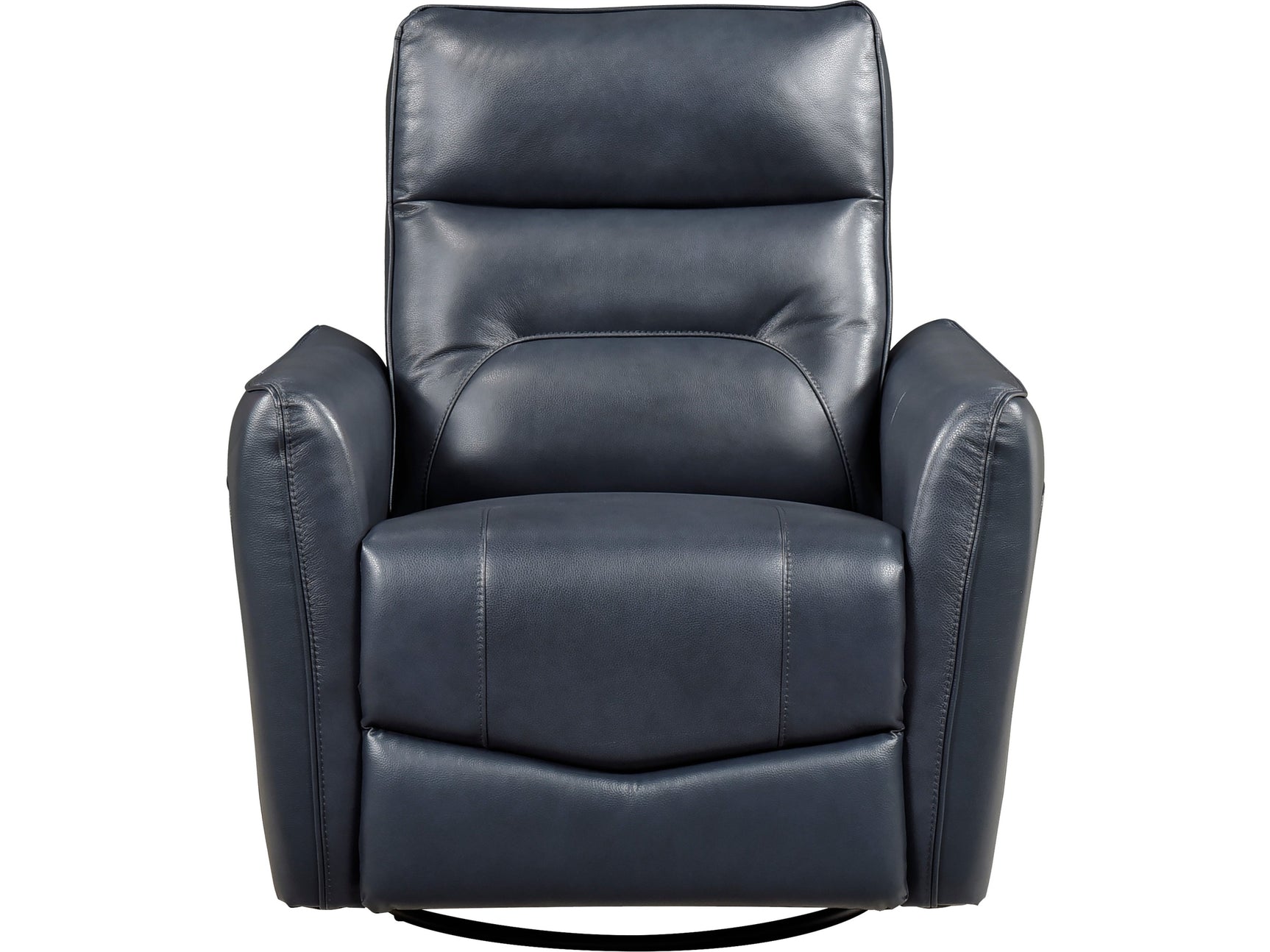 Thomas Dark Blue Swivel Glider Reclining Chair - Ornate Home
