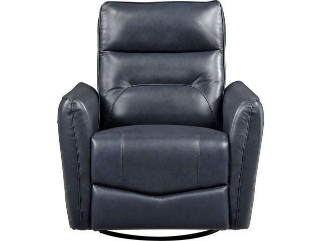 Thomas Dark Blue Swivel Glider Reclining Chair - Ornate Home