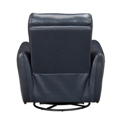 Thomas Dark Blue Swivel Glider Reclining Chair - Ornate Home