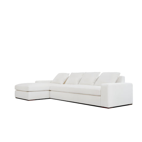 Thomas Ivory Left Sectional - Ornate Home