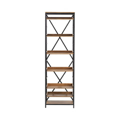 Thomas Road Brown/Black Bookshelf - Ornate Home