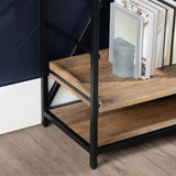 Thomas Road Brown/Black Double Etagere - Ornate Home