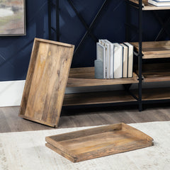 Thomas Road Brown/Black Double Etagere - Ornate Home
