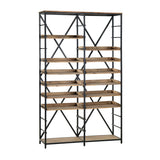 Thomas Road Brown/Black Double Etagere - Ornate Home