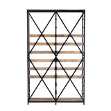 Thomas Road Brown/Black Double Etagere - Ornate Home
