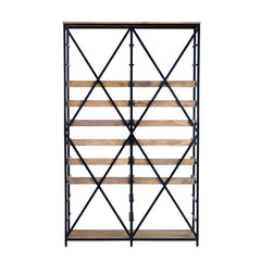 Thomas Road Brown/Black Double Etagere - Ornate Home