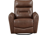 Thomas Toffee Brown Swivel Glider Reclining Chair - Ornate Home