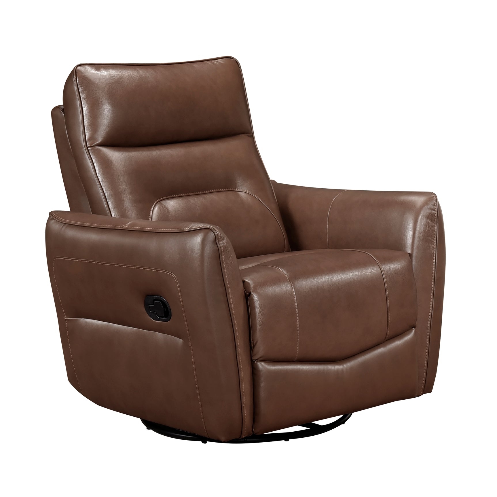 Thomas Toffee Brown Swivel Glider Reclining Chair - Ornate Home