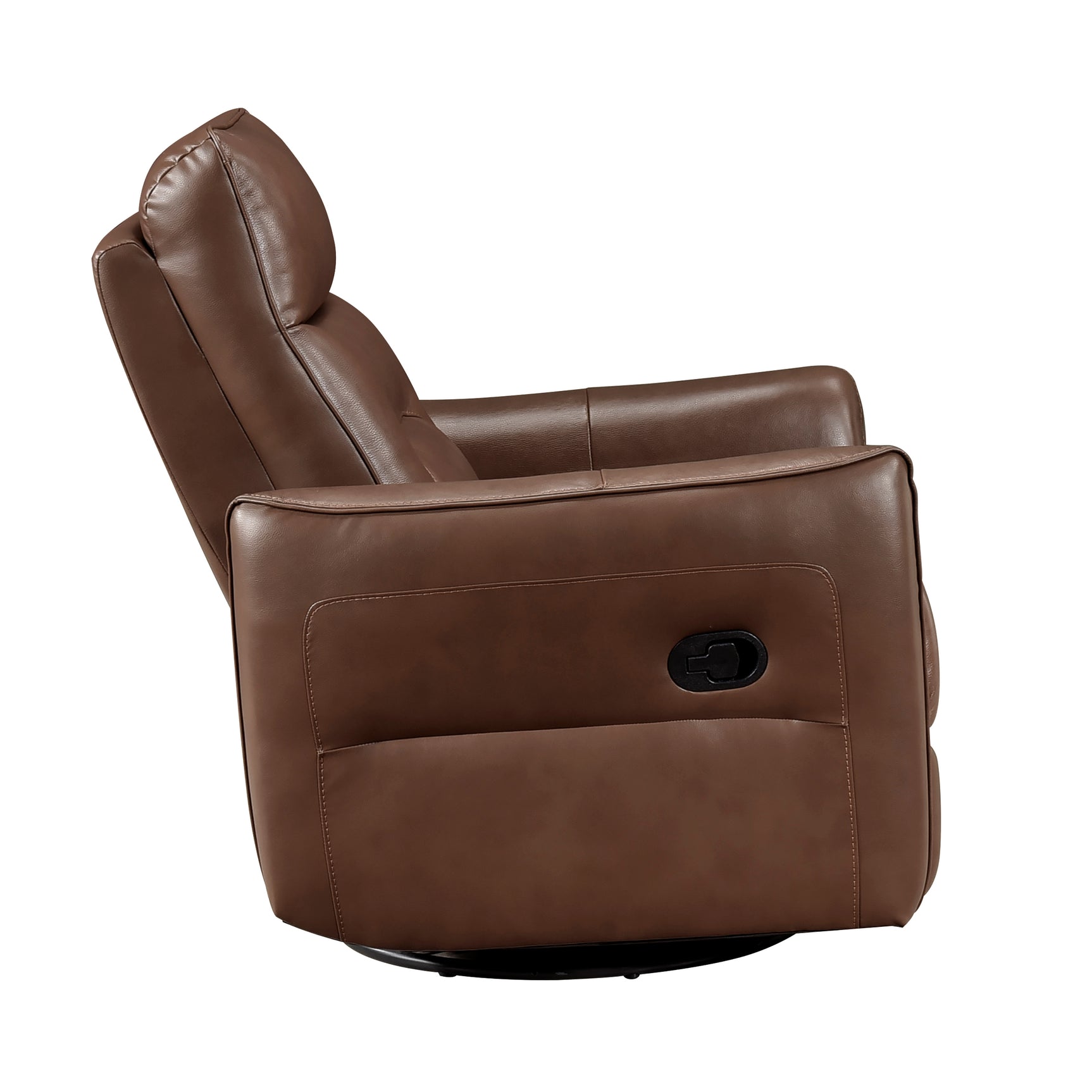 Thomas Toffee Brown Swivel Glider Reclining Chair - Ornate Home